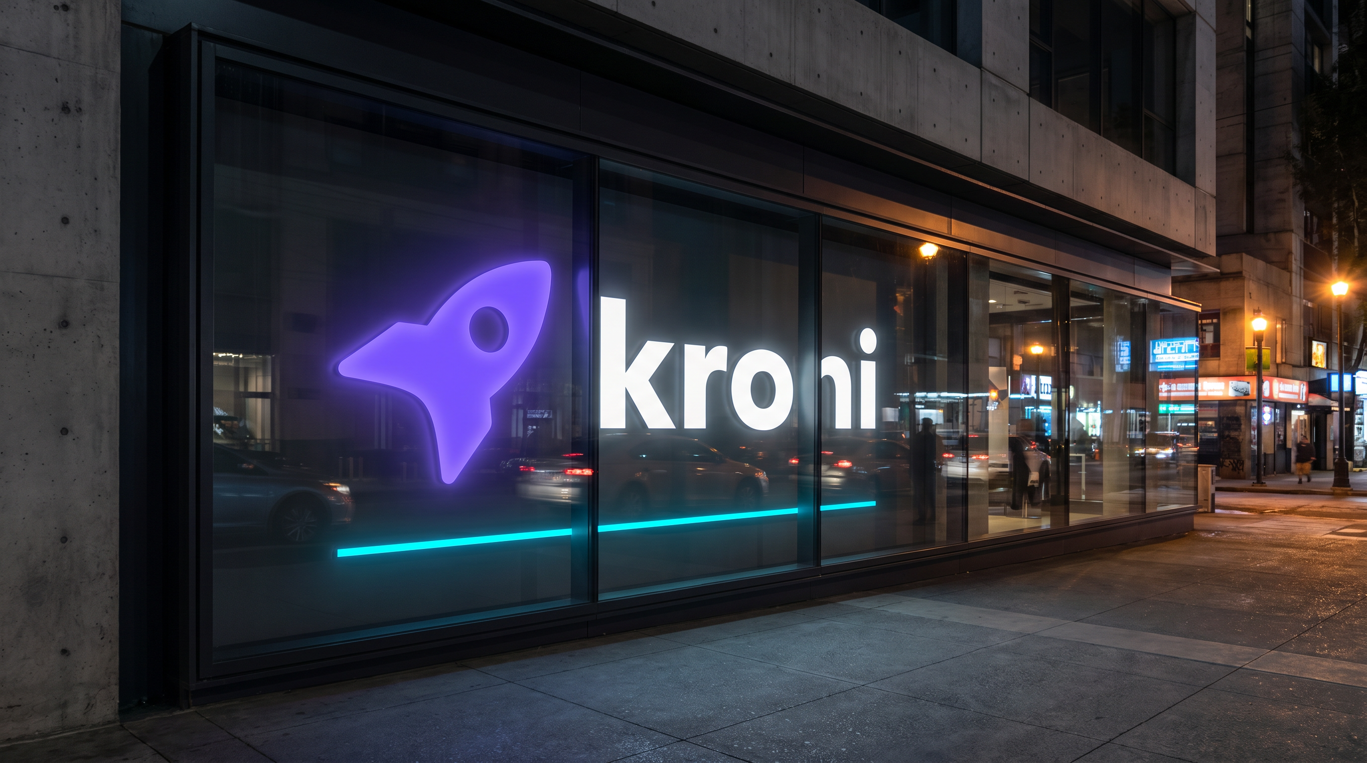 Storefront night